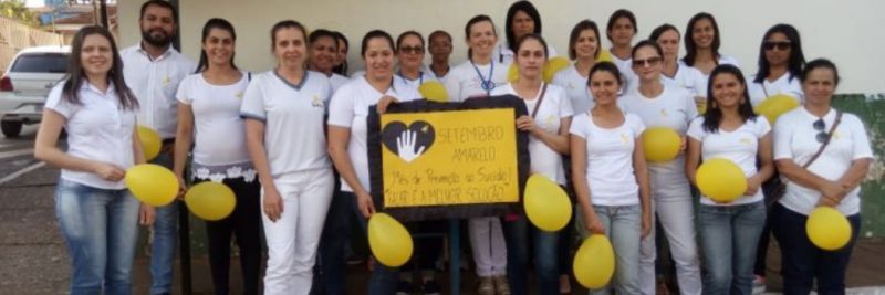 Setembro Amarelo: Secretaria de Saúde de Perdizes promove passeata sobre a prevenção ao suicídio e valorização da vida.