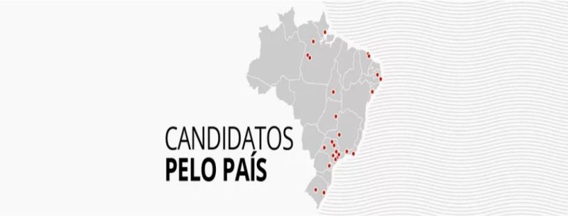 Veja onde candidatos fizeram atos de campanha
