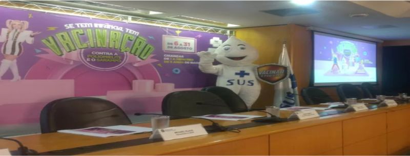 Lançamento da campanha de vacinação contra o sarampo e a poliomelite