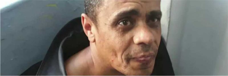 Adelio Bispo de Oliveira no dia em que foi preso; ele é suspeito de ter dado facada em Bolsonaro
