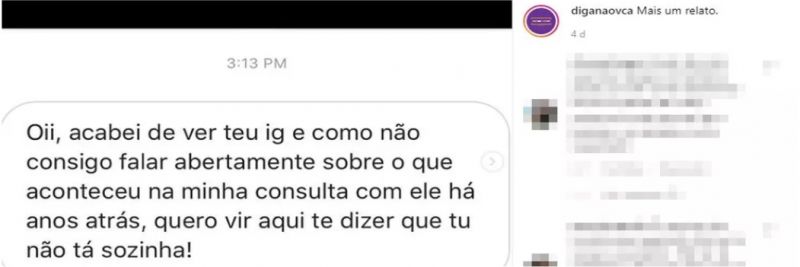 Denúncias começaram a surgir na última sexta-feira (10), depois que um perfil foi criado no Instagram. — Foto: Reprodução