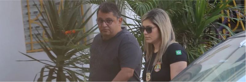Renan Miguel Saad foi preso na manhã de segunda-feira (1), em mais uma etapa da operação Lava Jato. — Foto: Ricardo Cassiano/Agência O Dia/Estadão Conteúdo