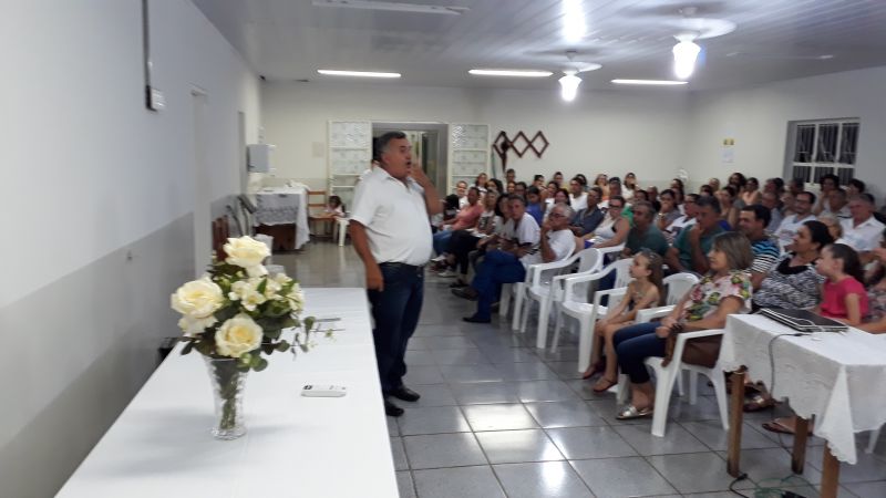 Palestrante: Degoberto Rios da cidade de Frutal/MG / Tema Objetivo da Vida