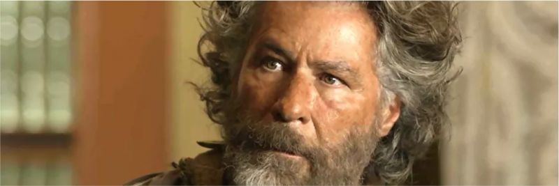 Feliciano (Leopoldo Pacheco) se surpreende quando Marilda (Leticia Spiller) ameaça entregar a irmandade, em 'O Sétimo Guardião' 