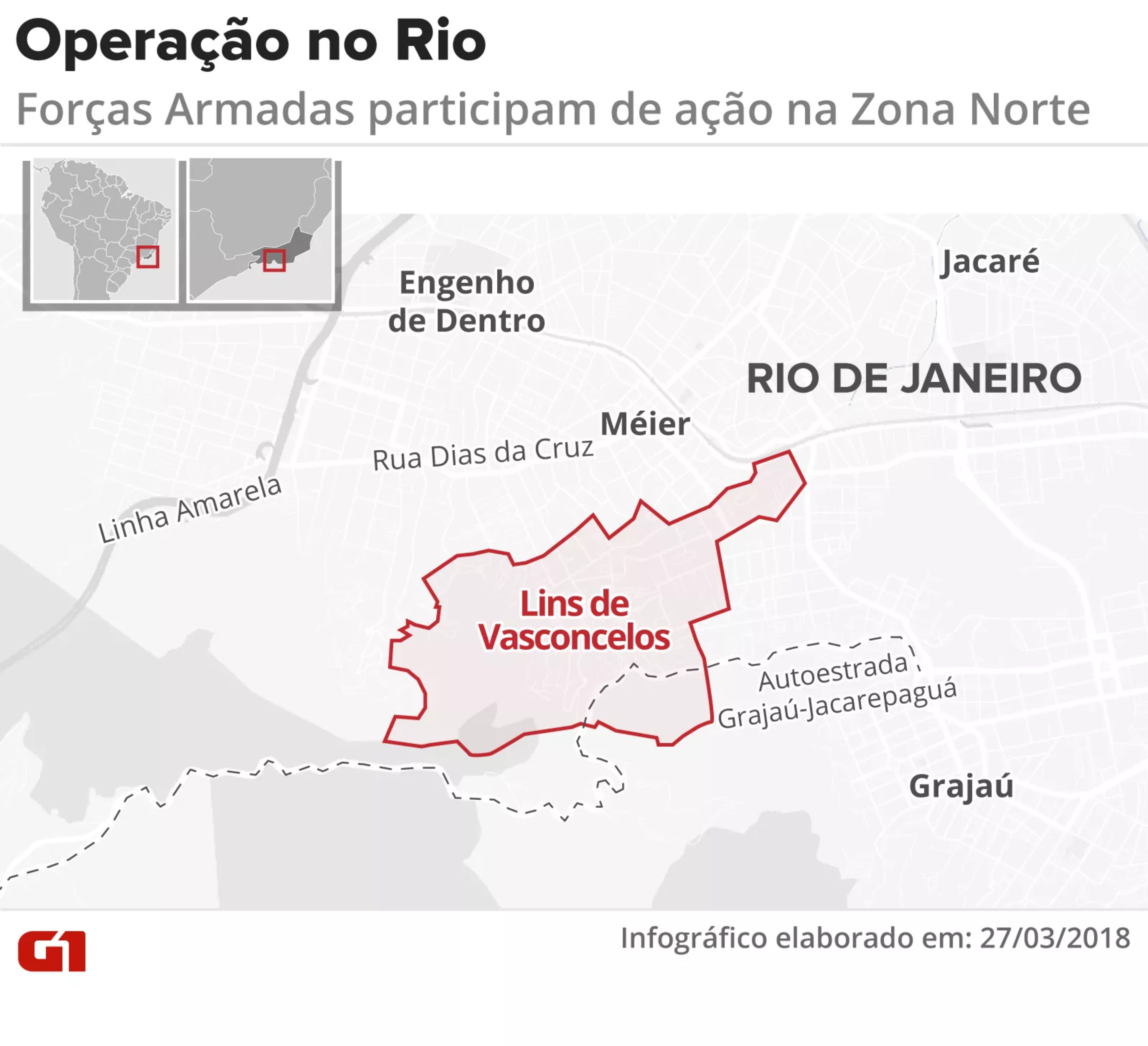 Ofensiva fechou a Autoestrada Grajaú-Jacarepaguá