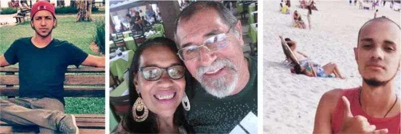 Mauro e Isabel morreram em deslizamento em Guaratiba; Aureo e Arthur saíram feridos 
