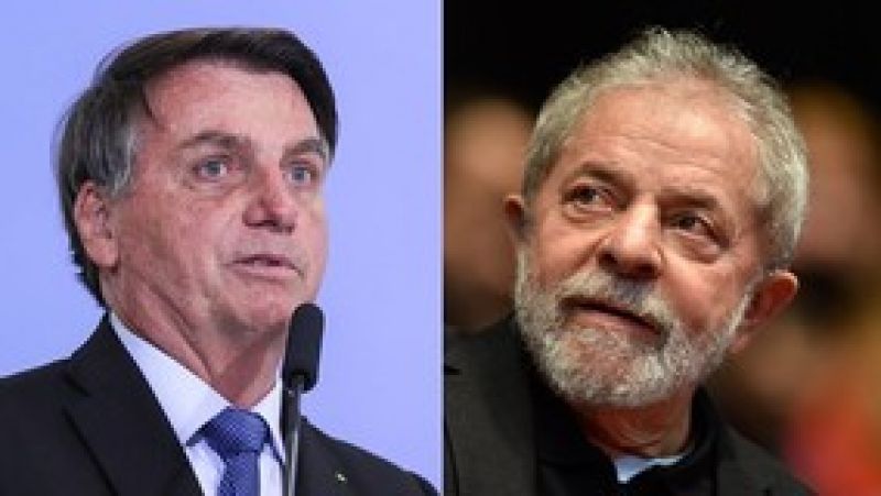 Bolsonaro e Lula 