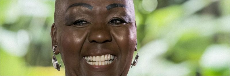 Virgínia Rodrigues, cantora, fala sobre o que é ser negra na Bahia. — Foto: Pico Garcez / Divulgação