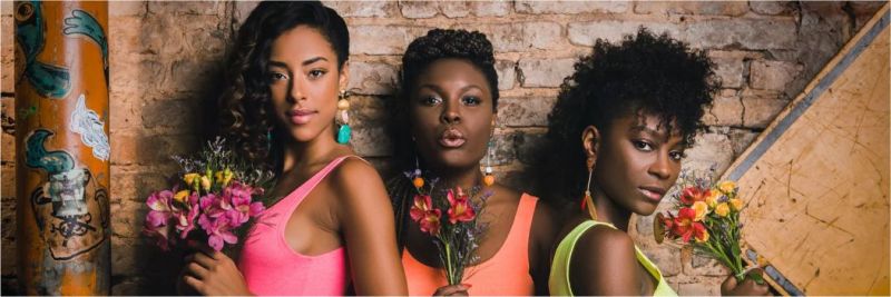 Yara Charry, Luellem de Castro e Jeniffer Dias em ensaio especial: olhar especial para o futuro, com cores neon, solares e bem vivas nas fotos 