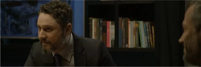 E 'A Dona do Pedaço', Agno (Malvino Salvador) apresenta Fabinho a Josiane (Agatha Moreira). Ele investe em prédios em comunidades e quer se associar a ela — Foto: TV Globo