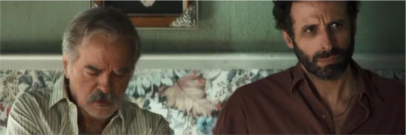 Ademir (Genézio de Barros) e Adão (Cesar Ferrario) não concordam com Maria da Paz (Juliana Paes) — Foto: Globo