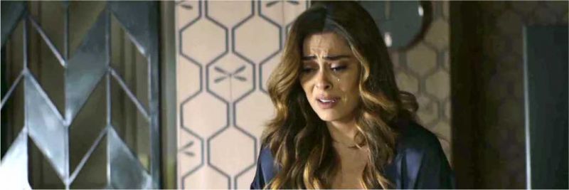 Fofoca de Jô (Agatha Moreira) surte efeito e Maria da Paz (Juliana Paes) fica arrasada, em 'A Dona do Pedaço' — Foto: TV Globo