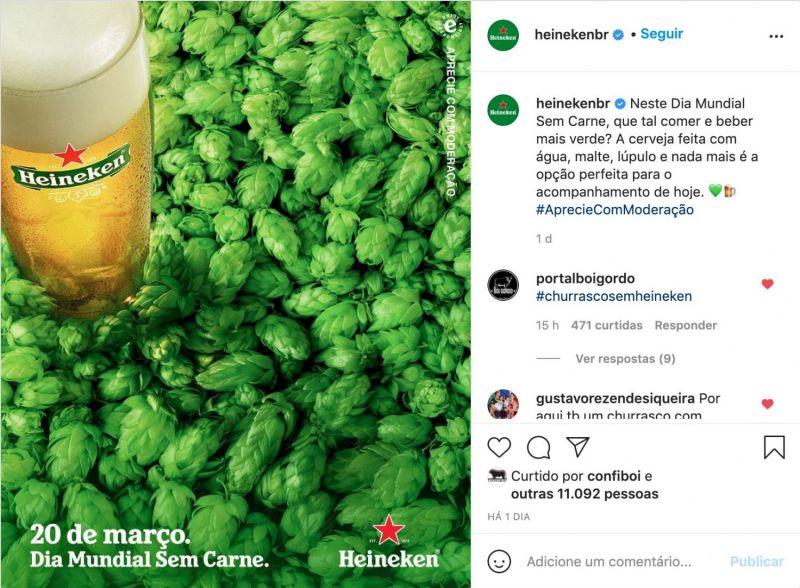 Foto: Reprodução das redes sociais  Leia mais em: https://www.comprerural.com/marca-de-cerveja-gera-revolta-nas-redes-sociais-videos/