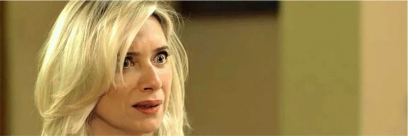 Marilda fica horrorizada com plano de explosão e decide falar com Valentina (Lilia Cabral), em 'O Sétimo Guardião' — Foto: TV Globo