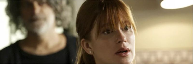 Luz (Marina Ruy Barbosa) confronta Gabriel (Bruno Gagliasso), na novela 'O Sétimo Guardião' 