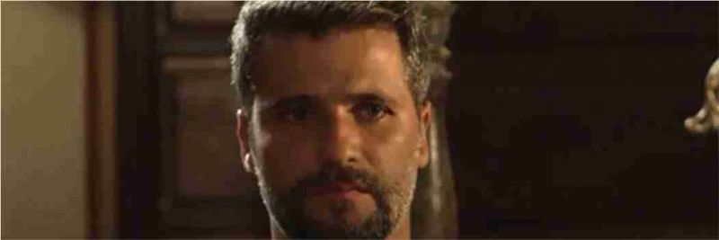 Gabriel (Bruno Gagliasso) confronta Valentina (Lilia Cabral), na novela 'O Sétimo Guardião' 