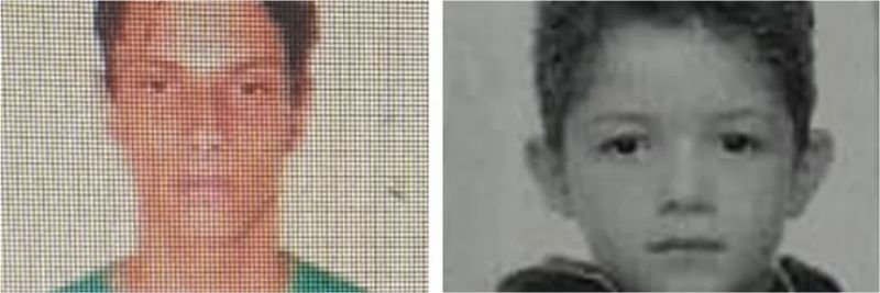 Luiz Henrique de Castro (à esquerda) e Guilherme Taucci Monteiro (à direita), este em imagem feita na infância, os assassinos que atacaram escola em Suzano nesta quarta-feira (13) — Foto: Arquivo pessoal
