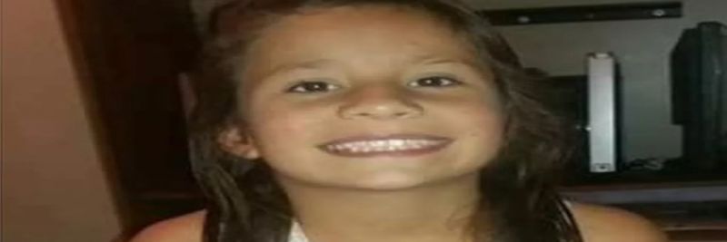 Eduarda Herrera, de 9 anos, foi raptada enquanto brincava na rua de casa, na noite de domingo (21).
