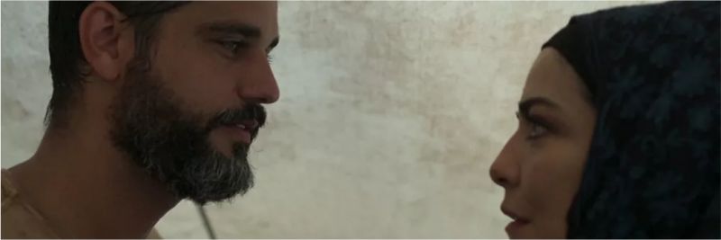 Hussein (Bruno Cabrerizo) e Soraia (Leticia Sabatella) temerão a própria morte ao serem flagrados em 'Órfãos da Terra' — Foto: Reprodução/TV Globo