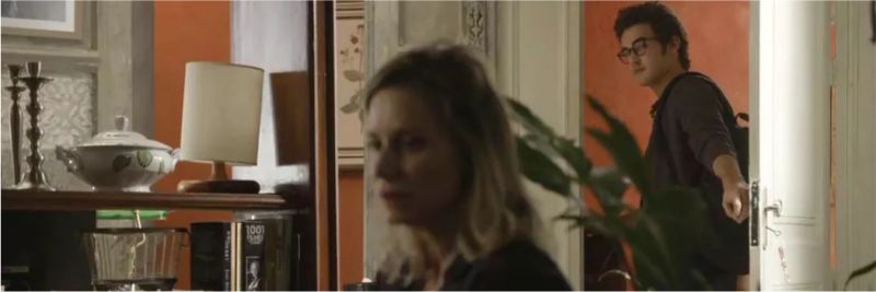 Benjamin (Filipe Bragança) é rejeitado por Letícia (Paula Burlamaqui) em 'Órfãos da Terra' — Foto: Globo