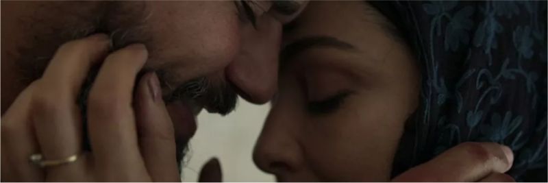 Hussein (Bruno Cabrerizo) e Soraia (Leticia Sabatella) têm reencontro emocionante em 'Órfãos da Terra' — Foto: Reprodução/TV Globo