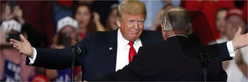 Trump participa de comício em Cape Girardeau, Missouri, nesta segunda 