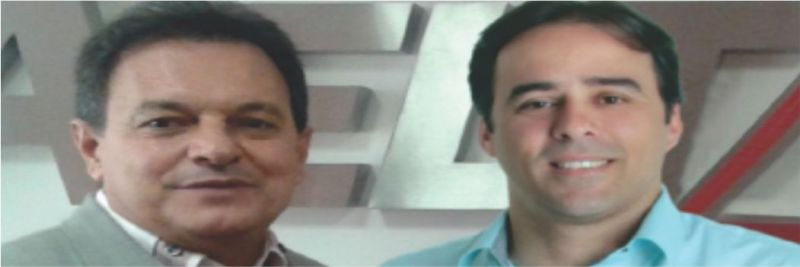 Deputado Aelton Freitas, prefeito Vinicius Barretos.