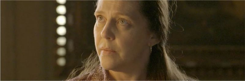 Judith (Isabela Garcia) fica tensa com sumiço de Feijão, na novela 'O Sétimo Guardião' — Foto: Reprodução/TV Globo