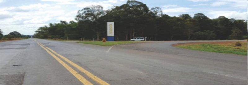 O trevo de acesso a cidade de Perdizes em pouco tempo tera uma cara nova.