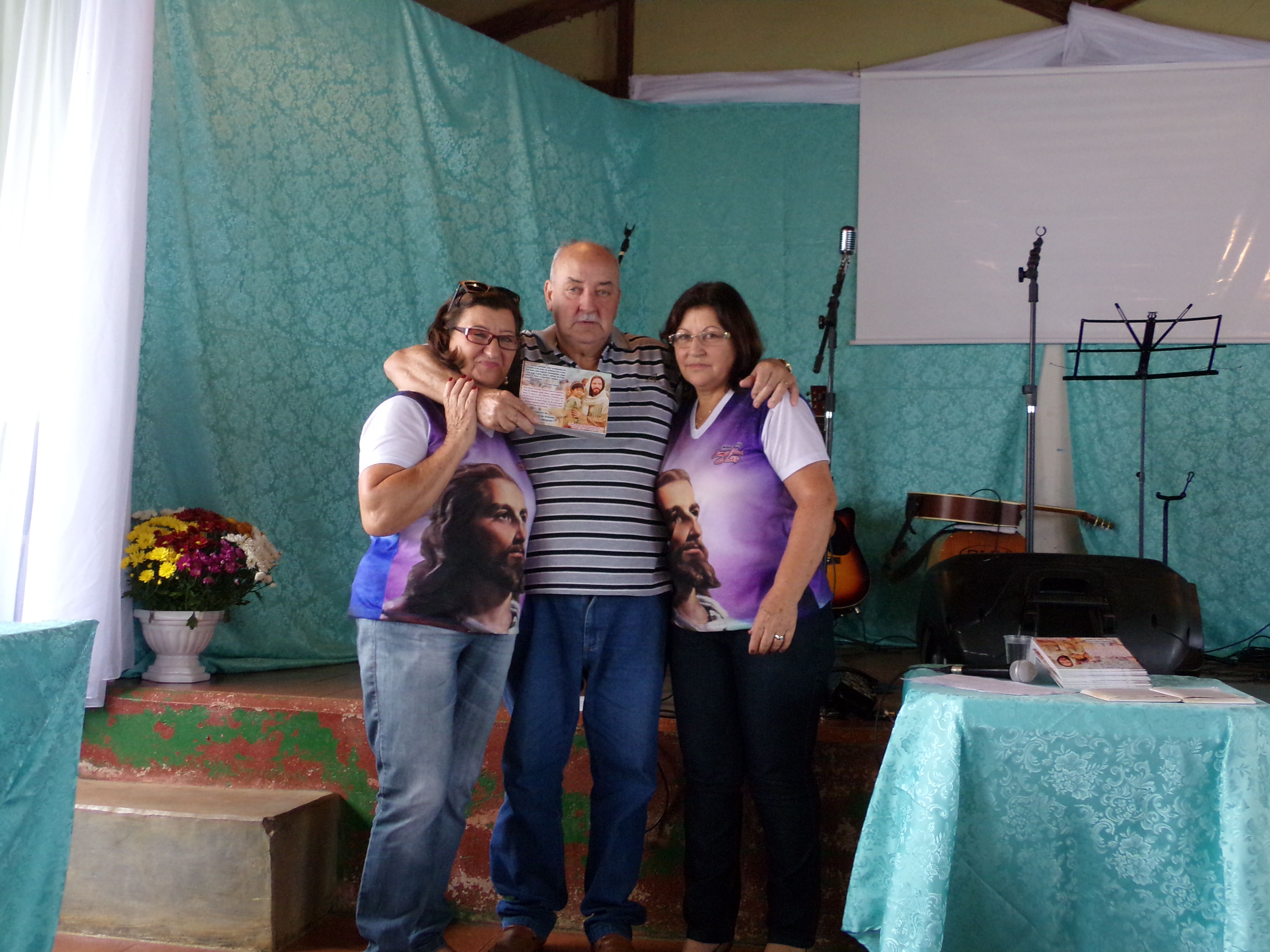 Sr. Vilmar Lino, representante da família de Manoel Lino de Almeida. 