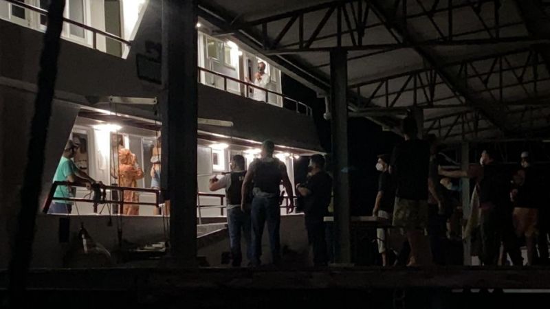 Policiais flagraram evento na noite desta terça-feira (6), nas proximidades de Manaus. — Foto: Patrick Marques/G1 AM